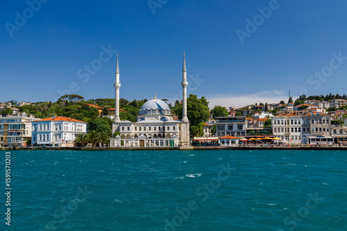 Hamid-i Evvel Camii ,seen from the Bosphorus, Istanbul, Turkey