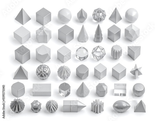 Geometric shapes collection