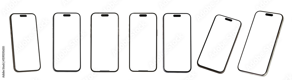 Mockup smart phone new generation isolated screen Transparent of PNG image for Infographic Business web site design app Mockup smart phone new generation isolated screen Transparent of PNG image for Infographic Business web site design app
