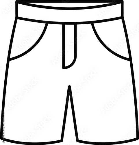 shorts pant icon vector illustration