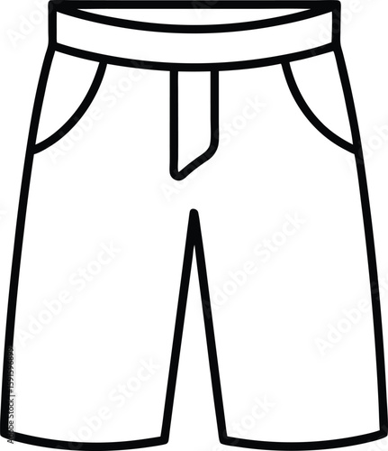 shorts pant icon vector illustration