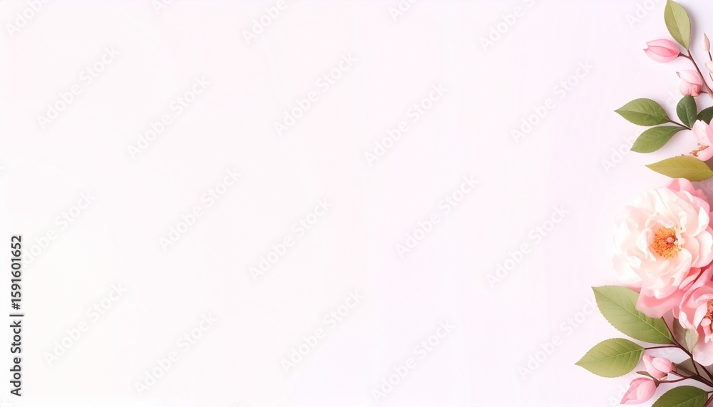 Fototapeta premium Minimalist background, gradient color, white, light pink