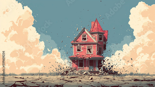 old house in the mountains