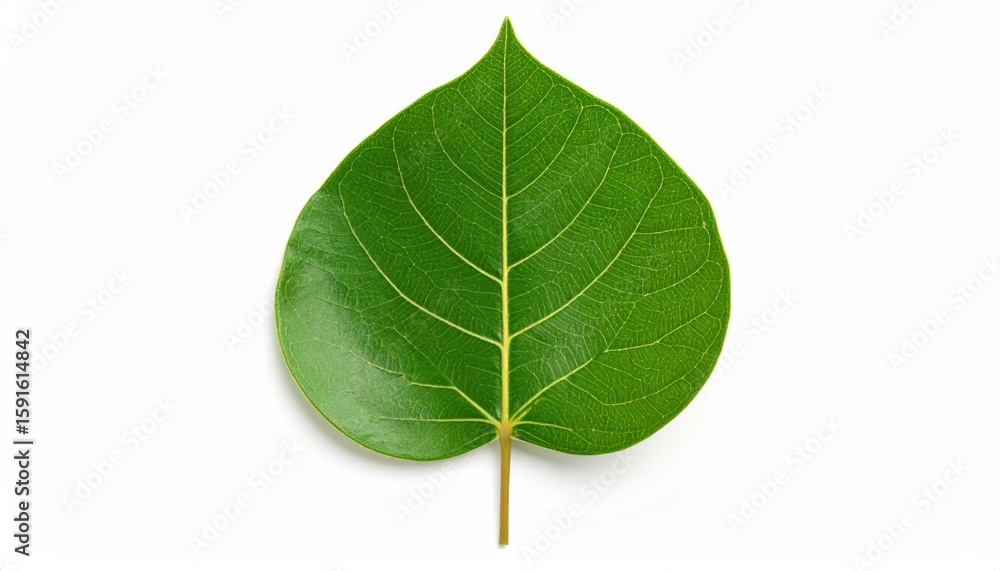 Obraz premium Close-up of a green leaf
