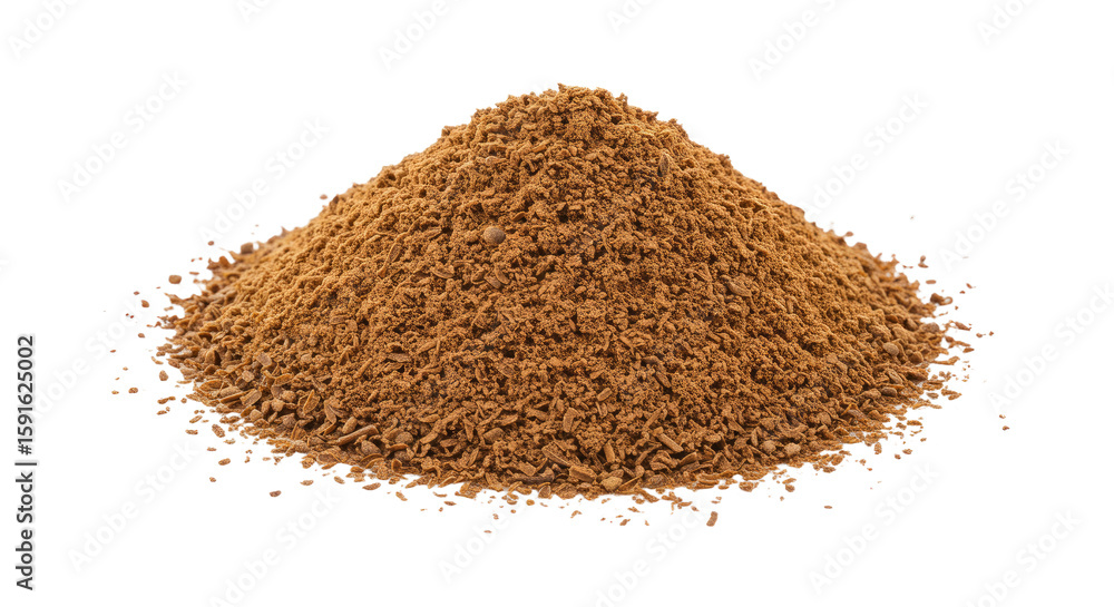 Pile of Ground Cinnamon Spice 2. Pile of Ground Cinnamon Spice 2.