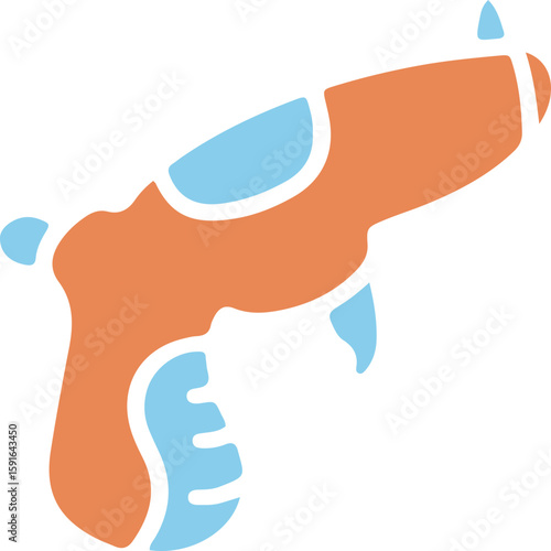 Playful cartoon childern toys illustrations