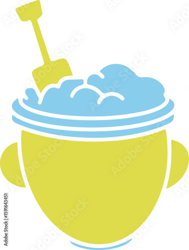 Playful cartoon childern toys illustrations