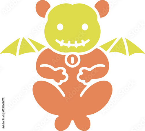 Playful cartoon childern toys illustrations