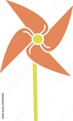 Playful cartoon childern toys illustrations