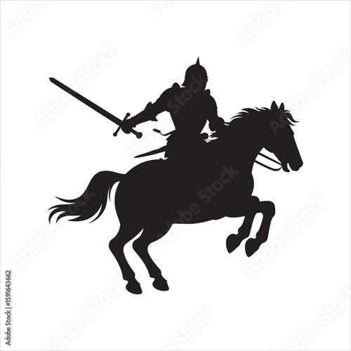 knight on horse