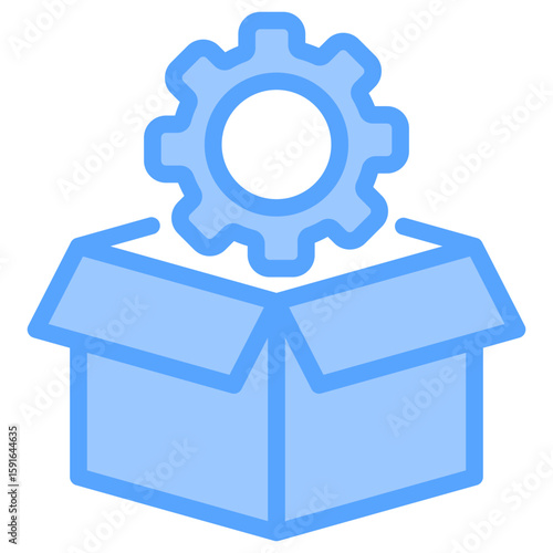 Product Management Blue Icon