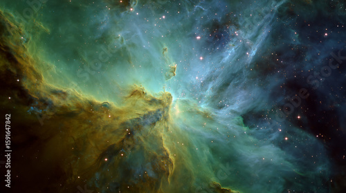 deep space background with space