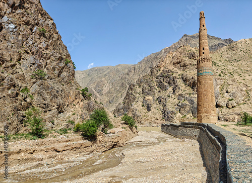 Jam, Afghanistan - one of the most mystical attractions in Afghanistan, the Minaret of Jam stands isolated in a remote and nearly inaccessible valley of the Shahrak District