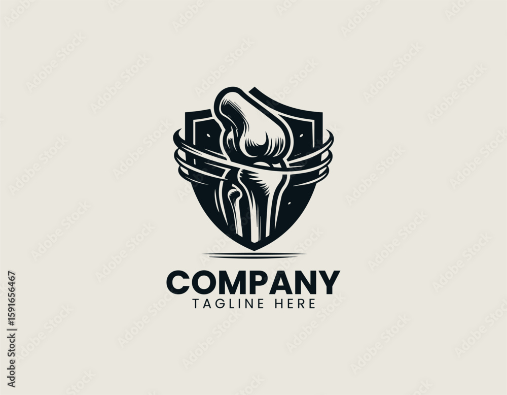 custom made wallpaper toronto digitalHealthy Knee Joint Bone Protection Medical Orthopedic Vector Logo Design