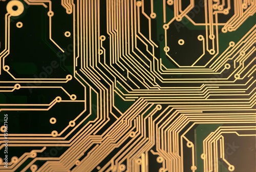 Circuit Board Traces Interconnecting lines on a circuit board