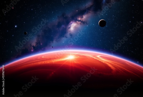 Close Up Space Planets Stars and Astronomical Phenomena