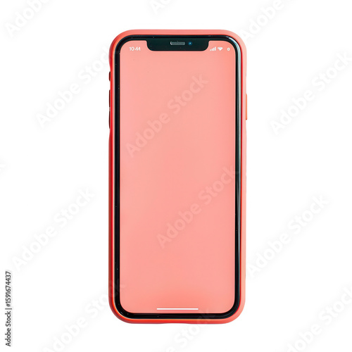 Wallpaper Mural Coral-colored smartphone with blank screen Torontodigital.ca