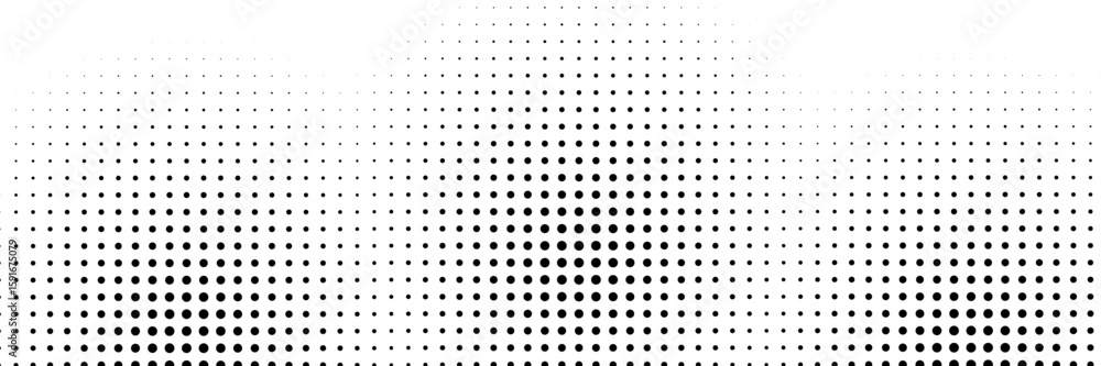 Grunge halftone gradient background. Faded grit noise texture. White and black sand wallpaper. Retro pixelated backdrop. Anime or manga style comic overlay. Vector graphic design textured template