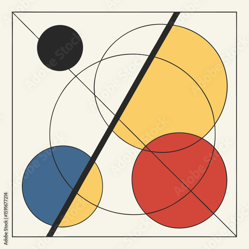 Abstract vector illustration of an orange basketball, a spherical sport object, with circles in the background for a dynamic game