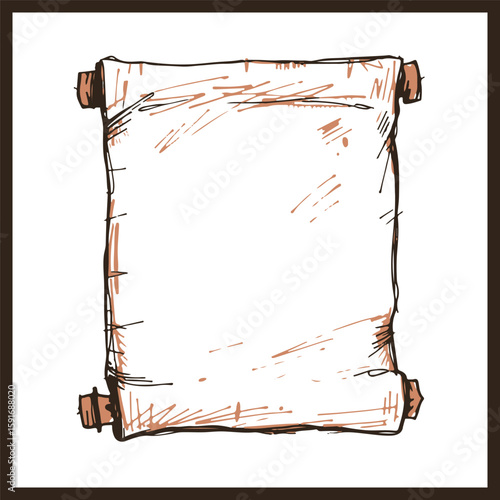 old paper scroll