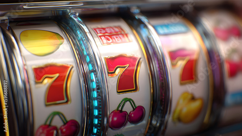 3d slot machine reel with three segments and a large golden number below in a luxurious gold and dark blue theme creating a rich vibrant casino aesthetic