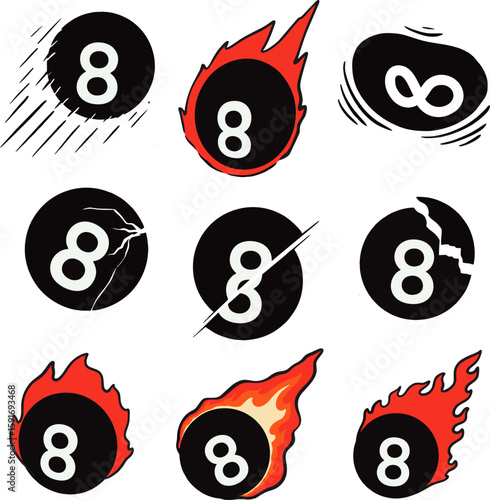 8 Ball Object Elements Media - Bundling