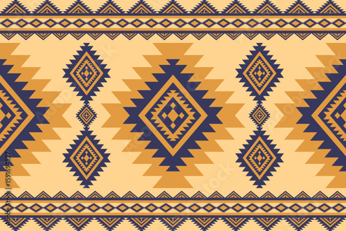Southwestern geometric pattern featuring diamonds zigzags and repeating motifs in earthy colors geometric ethnic pattern