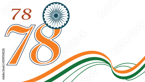 Anniversary number 78 design
