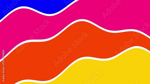 Abstract colorful wavy background