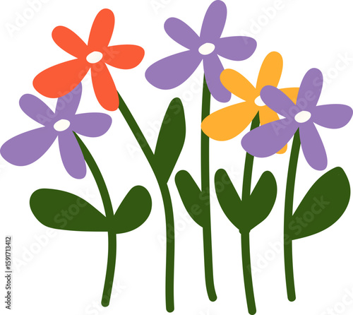 Pastel Wildflower Trio