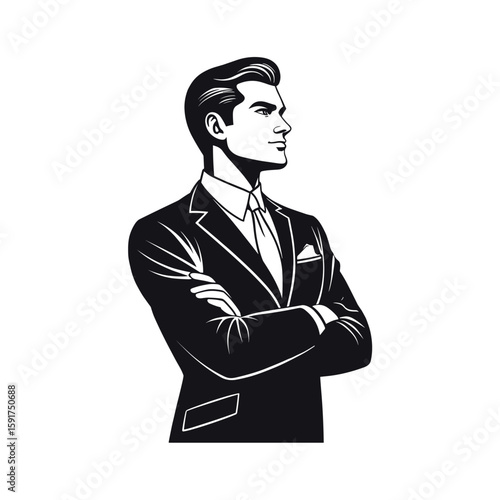 business man vector illustration