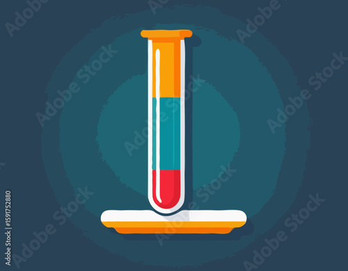 Platelet rich plasma blood test tube icon
