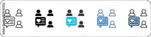 Amiability Icon Pack Multistyle Illustration