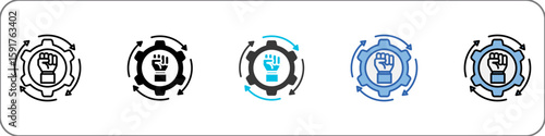 Perseverance Icon Pack Multistyle Illustration