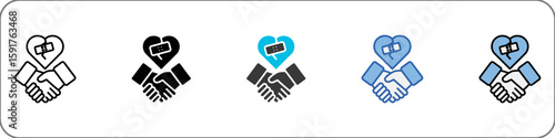Forgiveness Icon Pack Multistyle Illustration
