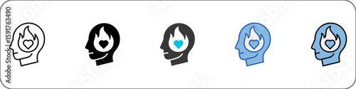 Enthusiasm Icon Pack Multistyle Illustration