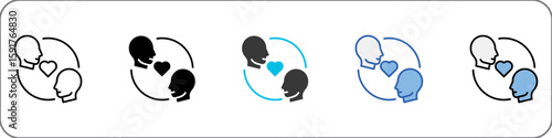 Empathy Icon Pack Multistyle Illustration