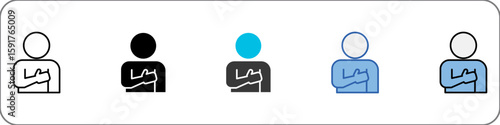 Humility Icon Pack Multistyle Illustration