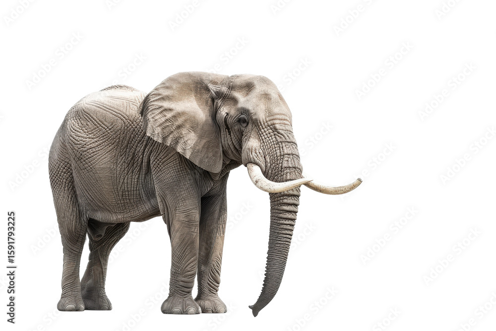 Obraz premium elephant isolated on white