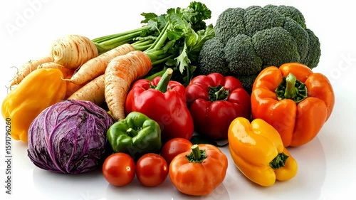 Fresh vegetable selection