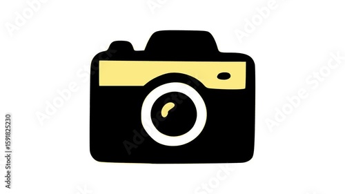 Vintage Camera for Summer Memories video animation
