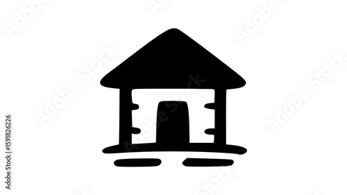 Cozy Beach Hut Summer Retreat video animation