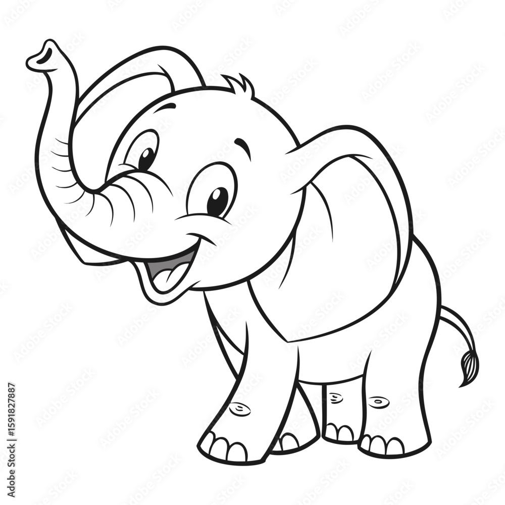 Fototapeta premium animal, cartoon, vector