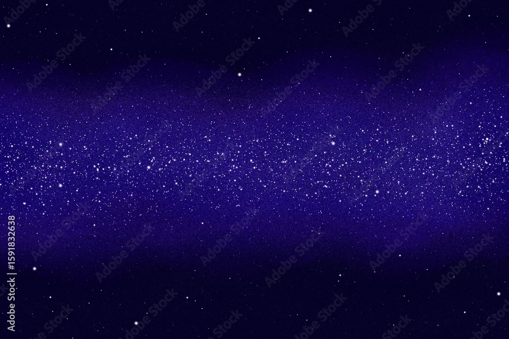 Obraz premium blue black night sky with stars, universe, nebula, galaxy. Stars background design, wallpaper, decoration, etc. Star. Stars. Black. Blue color