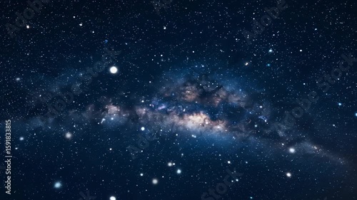 Wallpaper Mural Milky Way Galaxy and countless stars illuminating the deep space of the universe Torontodigital.ca