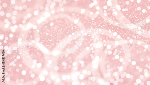 Sparkling pink abstract background with glowing stars, ideal for a bright holiday or winter celebration design