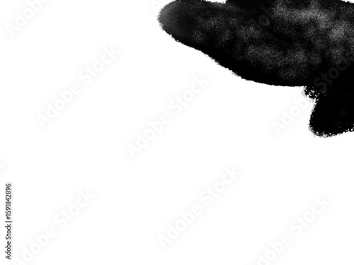 black brush paper texture