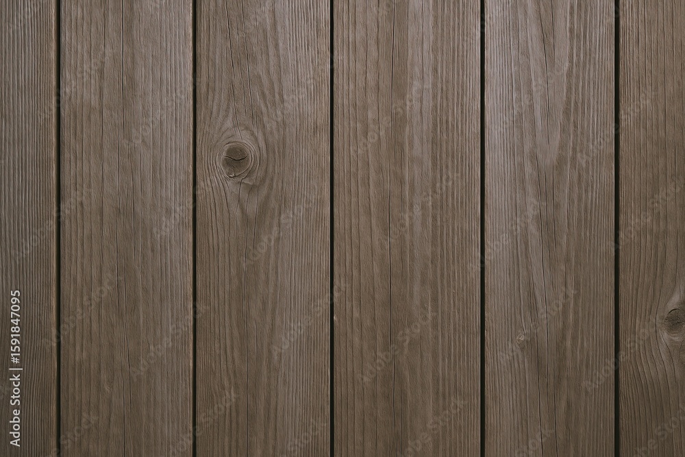 Fototapeta premium Close-up of wooden planks with natural grain and texture in warm brown tones.