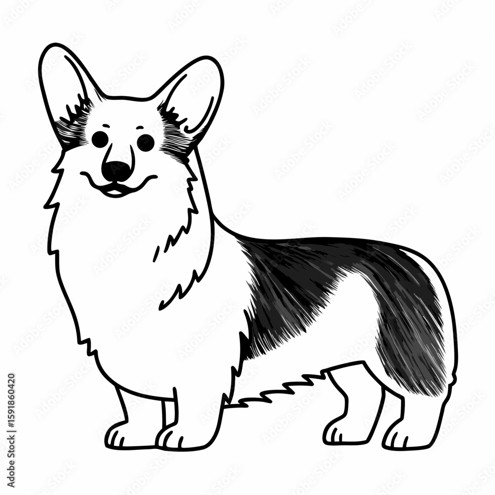 Fototapeta premium border collie puppy