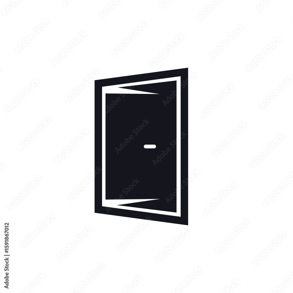 door abstract logo modern style door abstract logo modern style